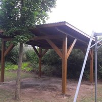 Carport aus Holz